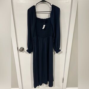 Gap Navy peasant style dress